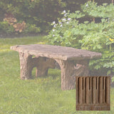 Campania Faux Bois Bench - BE-116