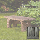 Campania Faux Bois Bench - BE-116