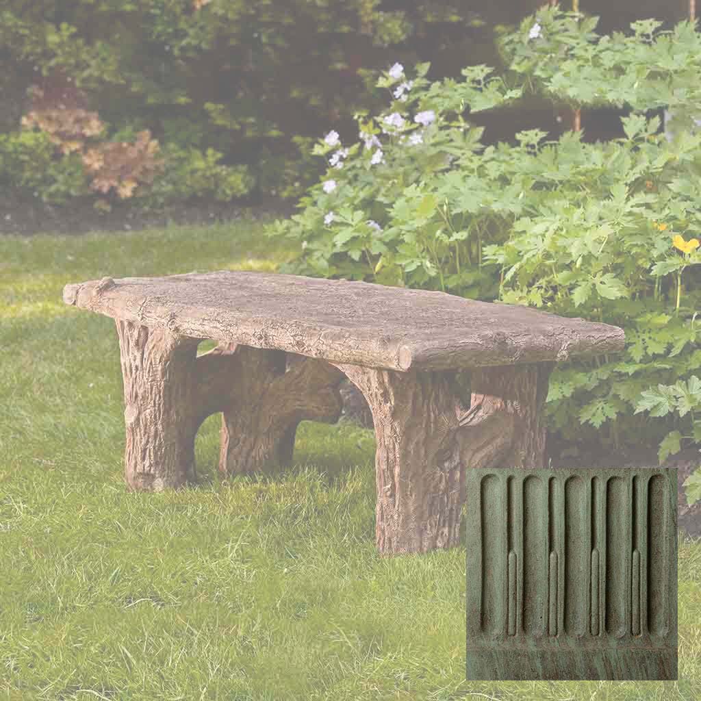 Campania Faux Bois Bench - BE-116
