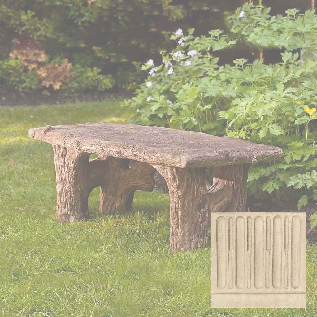 Campania Faux Bois Bench - BE-116
