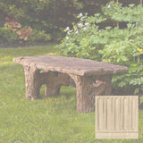 Campania Faux Bois Bench - BE-116