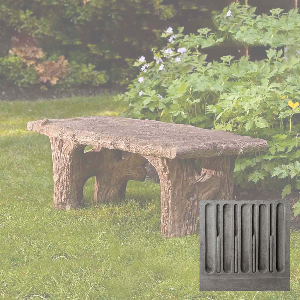 Campania Faux Bois Bench - BE-116