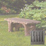 Campania Faux Bois Bench - BE-116