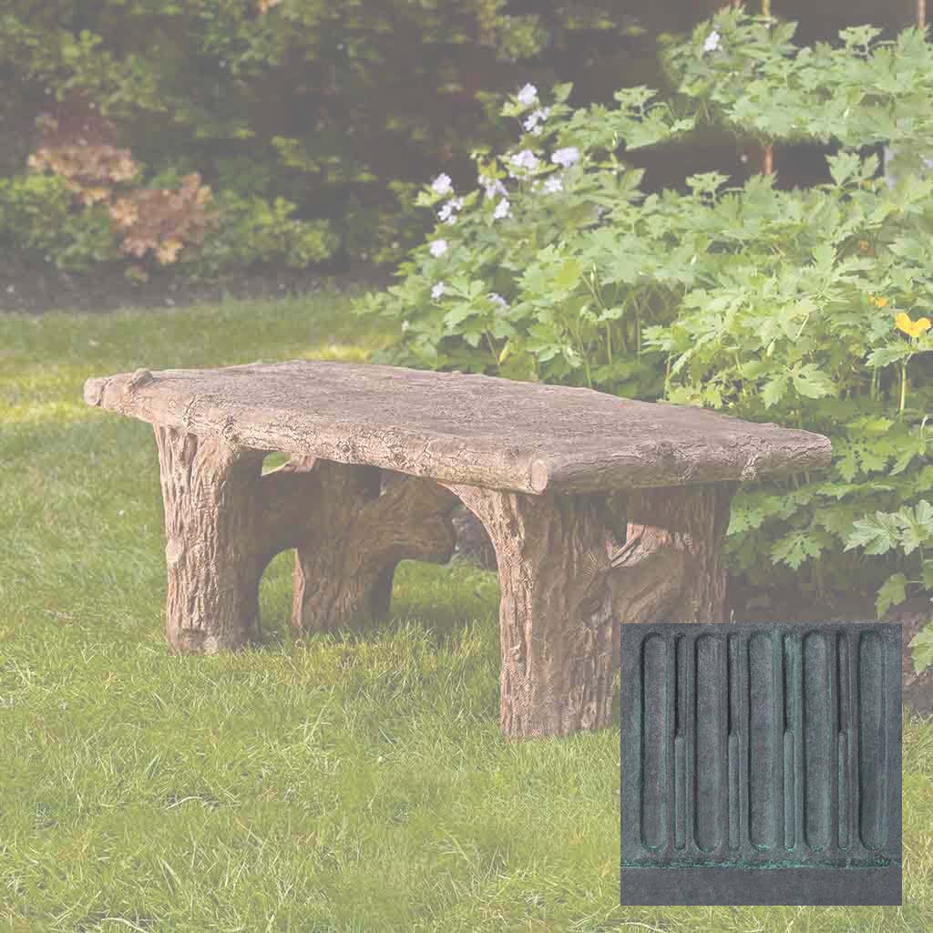 Campania Faux Bois Bench - BE-116