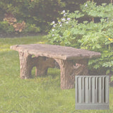 Campania Faux Bois Bench - BE-116