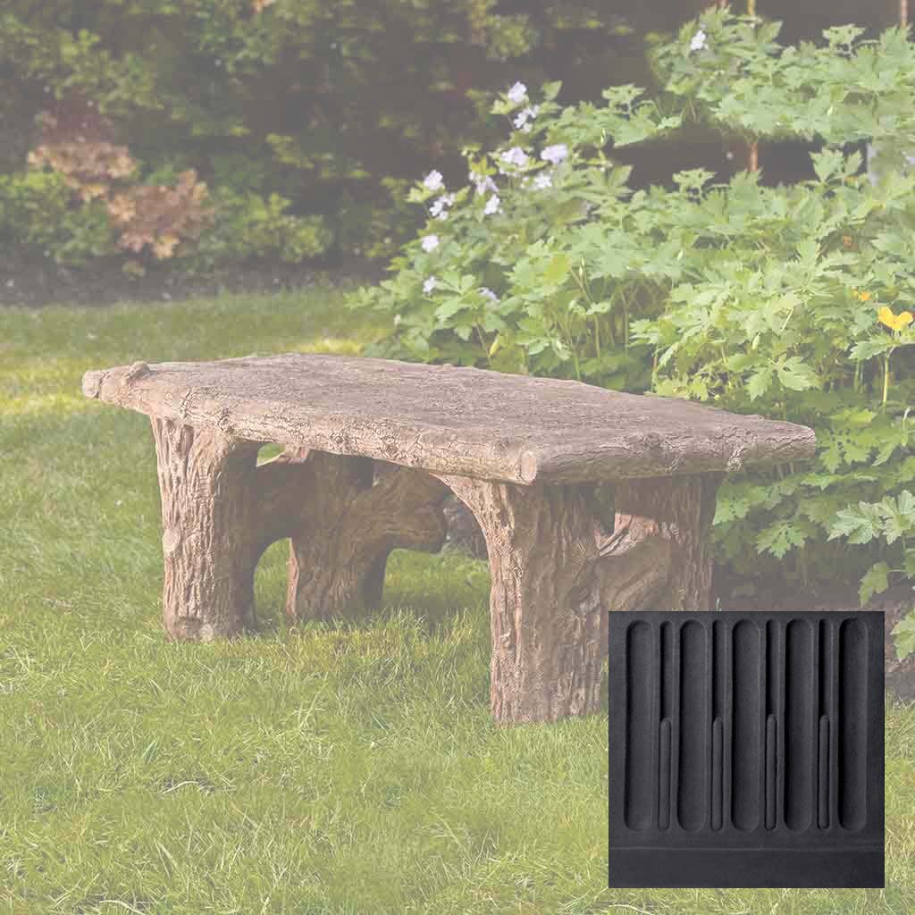 Campania Faux Bois Bench - BE-116