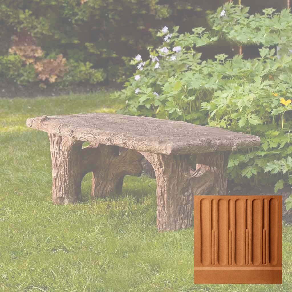 Campania Faux Bois Bench - BE-116