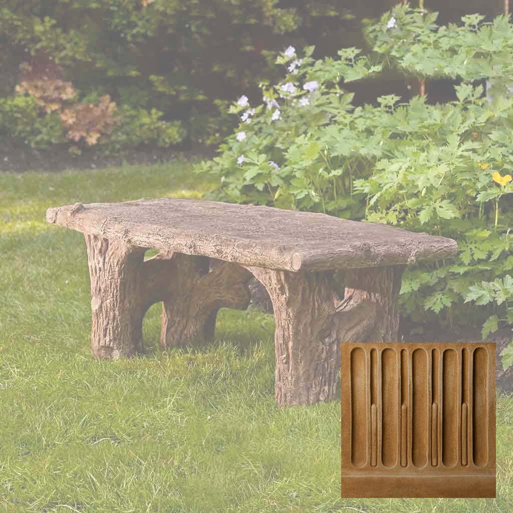 Campania Faux Bois Bench - BE-116