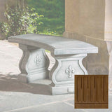 Campania Fleur De Lys Curved Bench - BE-120
