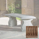 Campania Provencal Curved Bench - BE-123