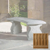 Campania Provencal Curved Bench - BE-123