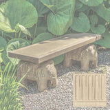 Campania Elephant Bench - BE-141