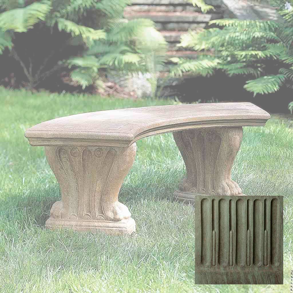 Campania Curved West Chester Bench - BE-20