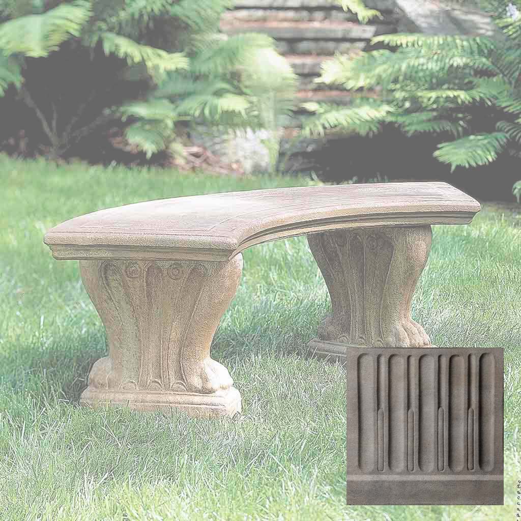 Campania Curved West Chester Bench - BE-20