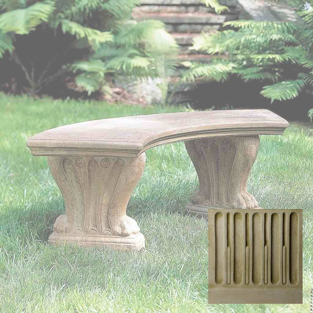Campania Curved West Chester Bench - BE-20