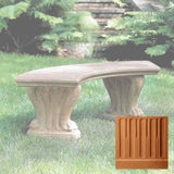 Campania Curved West Chester Bench - BE-20