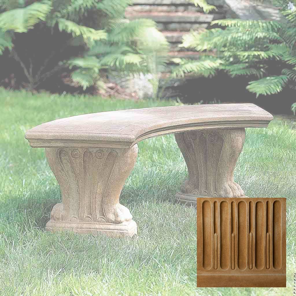 Campania Curved West Chester Bench - BE-20