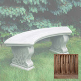 Campania Curved Woodland Ferns Bench - BE-21