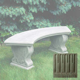 Campania Curved Woodland Ferns Bench - BE-21