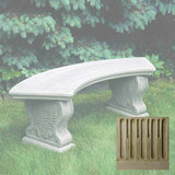 Campania Curved Woodland Ferns Bench - BE-21