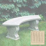 Campania Curved Woodland Ferns Bench - BE-21