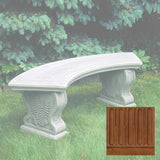 Campania Curved Woodland Ferns Bench - BE-21