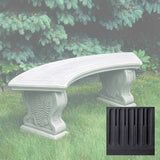 Campania Curved Woodland Ferns Bench - BE-21