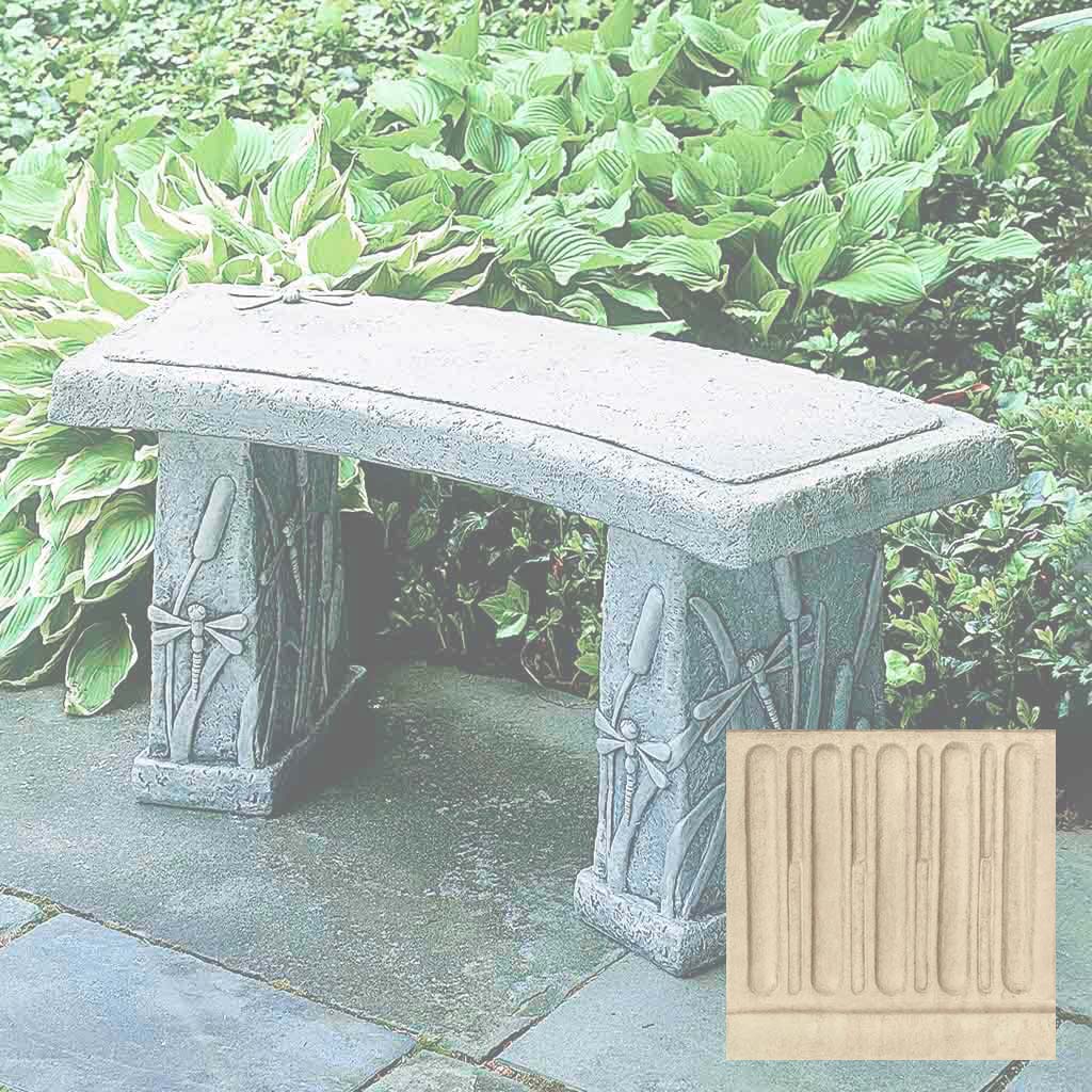 Campania Dragonfly Curved Bench - BE-24