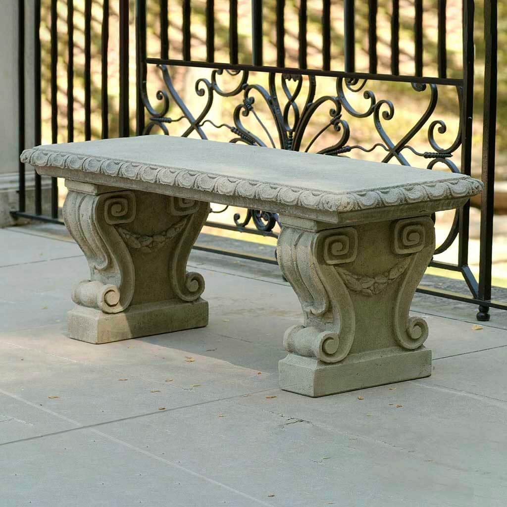 Campania Longwood Main Fountain Garden Bench - BE-33