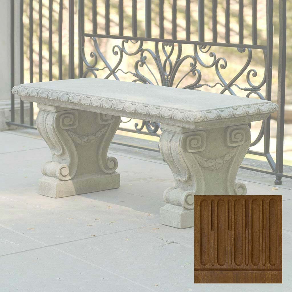 Campania Longwood Main Fountain Garden Bench - BE-33