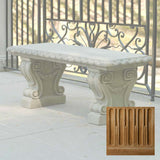 Campania Longwood Main Fountain Garden Bench - BE-33