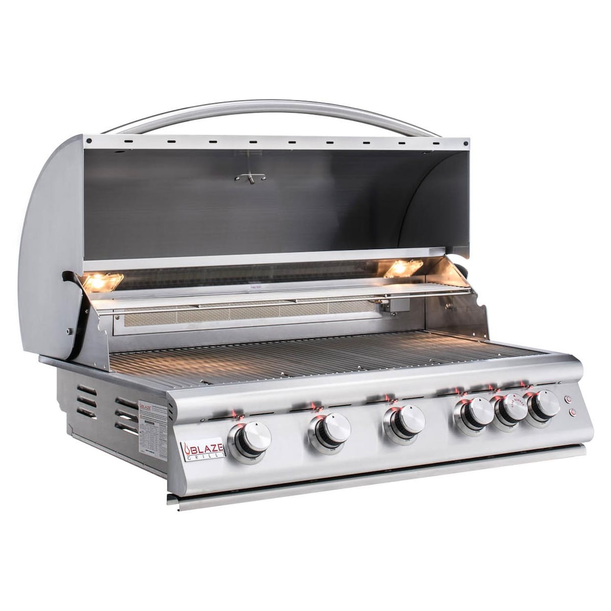 Blaze LTE 40-Inch 5-Burner Gas Grill with Rear Burner and Built-in Lighting System - BLZ-5LTE2-LP/NG