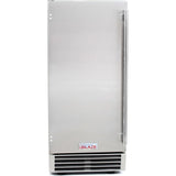 Blaze 50 Lb. 15-Inch Outdoor Ice Maker with Gravity Drain - BLZ-ICEMKR-50GR