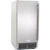 Blaze 50 Lb. 15-Inch Outdoor Ice Maker with Gravity Drain - BLZ-ICEMKR-50GR