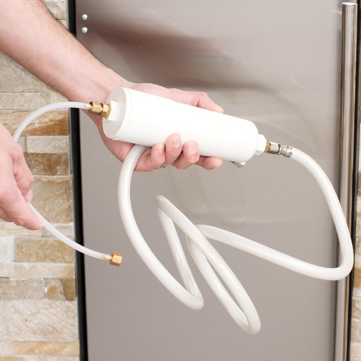 Blaze 50 Lb. 15-Inch Outdoor Ice Maker with Gravity Drain - BLZ-ICEMKR-50GR