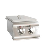 Blaze LTE Built-In Double Side Burner with Lights - BLZ-SB2LTE-LP/NG