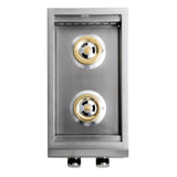 Blaze LTE Built-In Double Side Burner with Lights - BLZ-SB2LTE-LP/NG