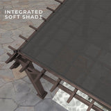 [10x12FT] Heavy Duty Backyard Galvanized Steel Powder Coated Pergola (91358672)
