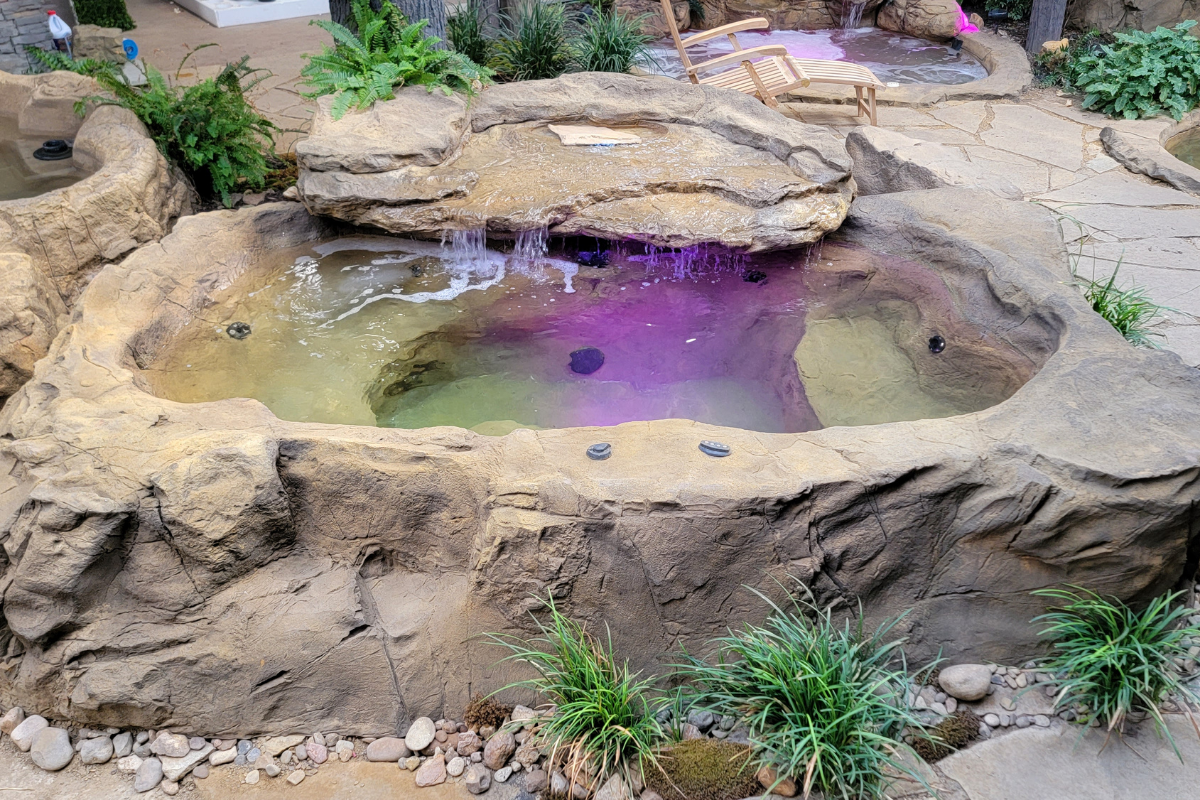 Natural Spas Simplicity Cenote Semi In Ground Hot Tub and Spa
