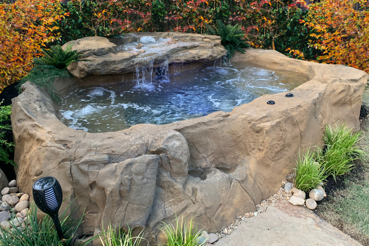 Natural Spas Simplicity Cenote Semi In Ground Hot Tub and Spa