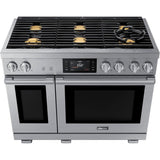 Dacor 48-Inch Transitional Gas Range, Silver Stainless - DOP48T960GS
