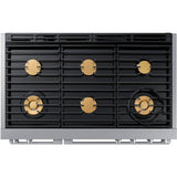 Dacor 48-Inch Transitional Gas Range, Silver Stainless - DOP48T960GS