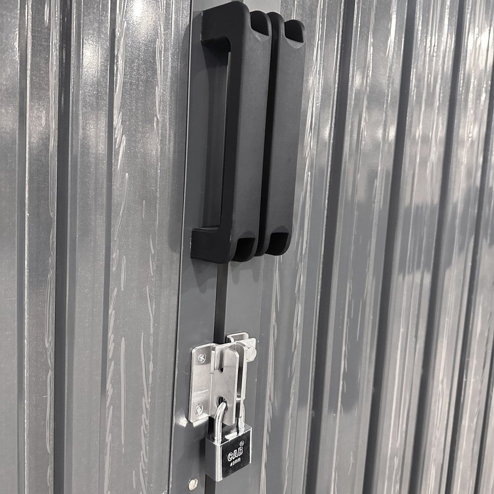 [13x19FT] Extra Large Premium Heavy Duty UV Resistant Metal Garage Shed