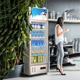 Commercial 11 Cu.Ft Merchandiser Refrigerator Beverage Cooler Fridge, 76.8'' (93625140)