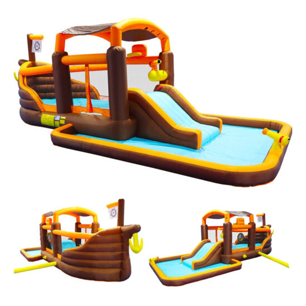 Commercial Inflatable Kids Bounce House W/ Water Slide & Blower, 23FT (96708451)