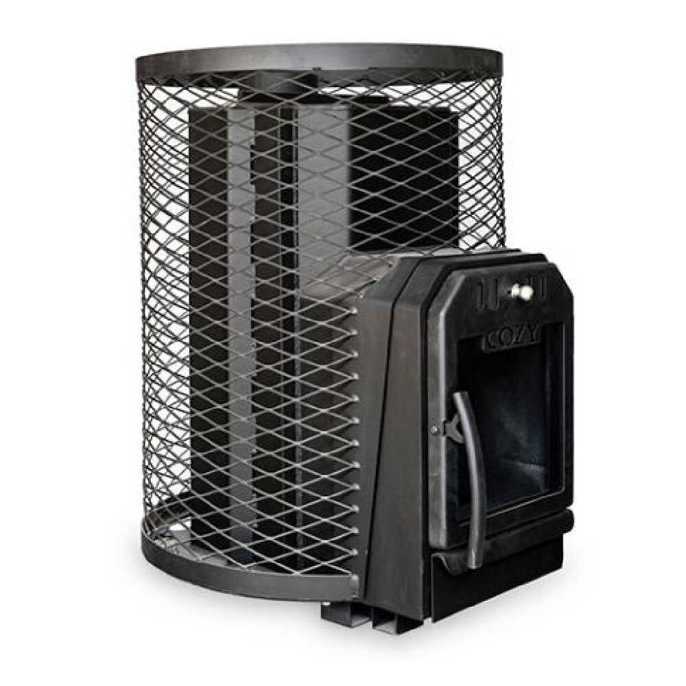 Cozy Heat O Floor Mount Wood-Burning Sauna Stove With Sauna Stones [COZY O-TW] (SAK19475)