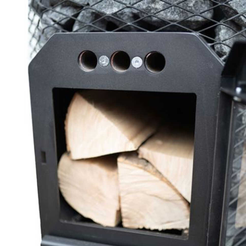 Cozy Heat O Floor Mount Wood-Burning Sauna Stove With Sauna Stones [COZY O-TW] (SAK19475)
