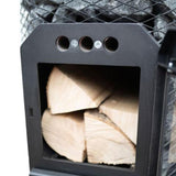 Cozy Heat O Thru-Wall Wood Burning Sauna Stove With Sauna Stones [COZY O-TW] (SAK93612)