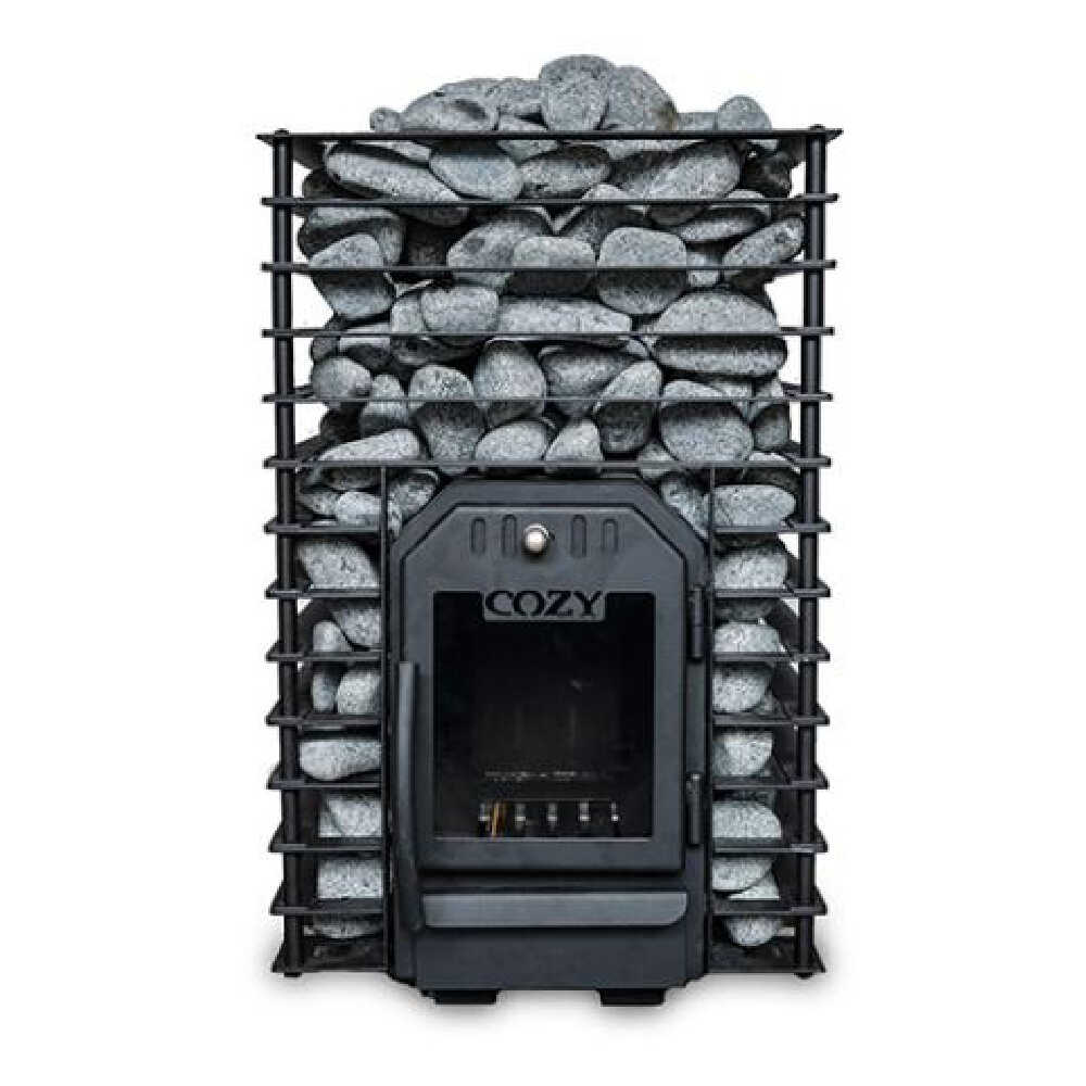 Cozy Heat Quattro Wood-Fired Sauna Stove With Sauna Stones [COZY QUATTRO] (SAK23947)