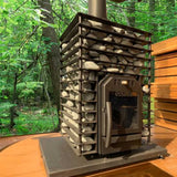 Cozy Heat Quattro Wood-Fired Sauna Stove With Sauna Stones [COZY QUATTRO] (SAK23947)
